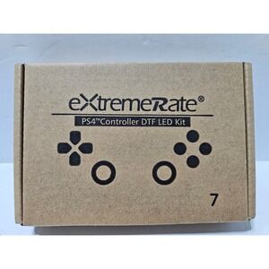 ExtremeRate PS4 Controller DTF LED Kit for Customization